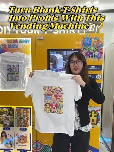 Premiere of DIY Clothing Printing Vending Machine