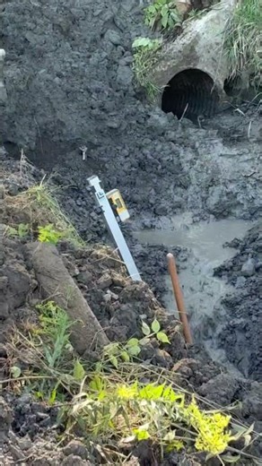 A normal stormwater underdrain construction.