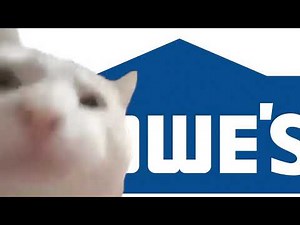 Cat Vibing to Lowe's Theme Song