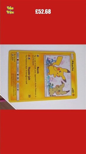 🌟 This Pikachu card fetched £52.68 — crazy or fair? #shorts