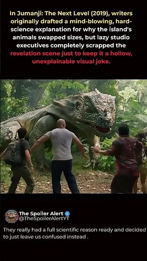 The Brainiac Subplot Jumanji Executives Erased #jumanji #therock #shorts