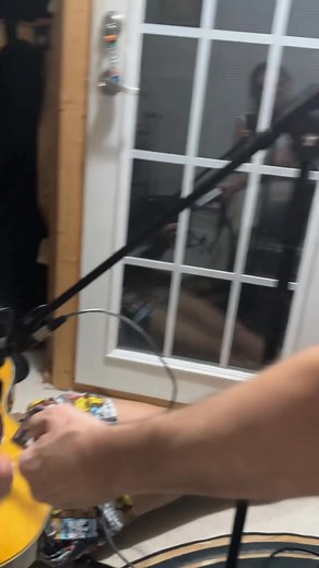 Late night recording antics. 😴🤠 | The French Family Band