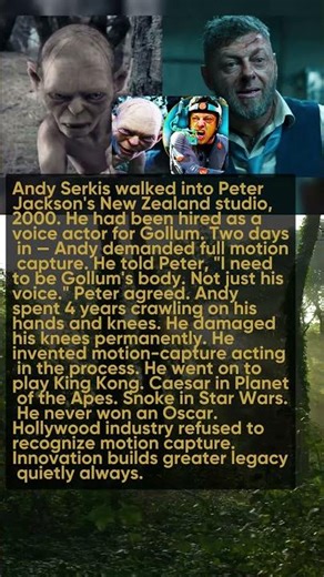 What Andy Serkis Did to Bring Gollum to Life Will Shatter You