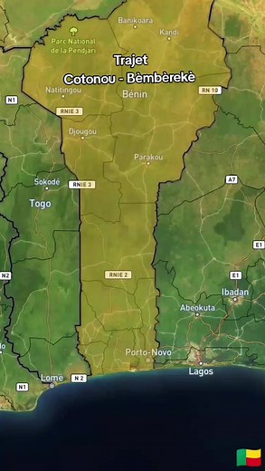 Trajet Cotonou - Bèmbèrèkè : itinéraire et étapes clés