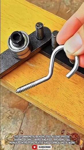 DIY Metal Bending Tool: Reliable Handtool for Small Wire and Rod Forming #ToolHolder