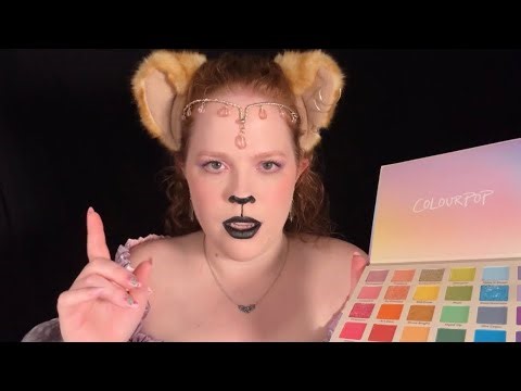 ASMR Makeup Swatching (Whispering About, Tapping On, and Testing Out My New Eye Shadow)