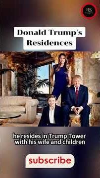 Donald Trump Luxurious Apartment He lives