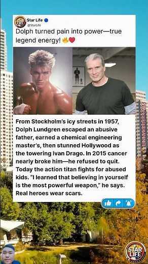 Dolph turned pain into power—true legend energy!