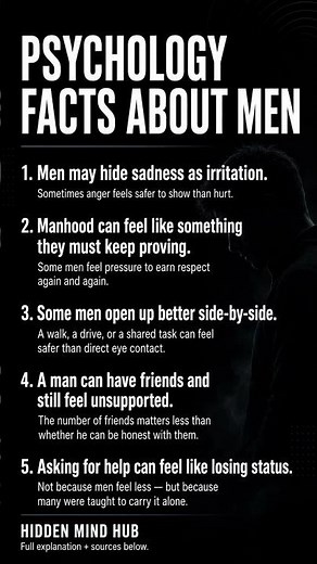 Psychology Facts About Men