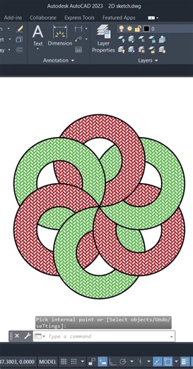 AutoCAD 2D Practice Drawing | AutoCAD 2D Drawing Practice #autocad2026 #drawing #sketch