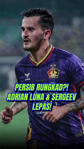 PERSIB TODAY on Instagram: "Adrian Luna Ditikung Persik, Igor Sergeev ke Iran? 💔 Aduh, berita kurang sedap nih buat Bobotoh! 🔵📉 Bursa transfer paruh musim 2025/2026 kabarnya bikin Persib "rungkad". Target utama Adrian Luna disebut-sebut justru merapat ke Persik Kediri, sementara Igor Sergeev lebih memilih tawaran besar dari klub raksasa Iran. 🇮🇷❌ Tapi jangan panik dulu! Ada kode keras dari Marko Dugandzic yang baru saja berstatus free transfer. Apakah ini "Plan B" terbaik buat Coach Bojan H