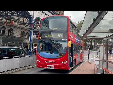 FRV. Metroline Route 52. Victoria - Willesden Bus Garage. Wright Gemini 2 B5LH VWH1419 (LK62 DXG)