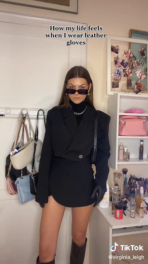 Stylish Leather Gloves Outfit Ideas for Fashionistas