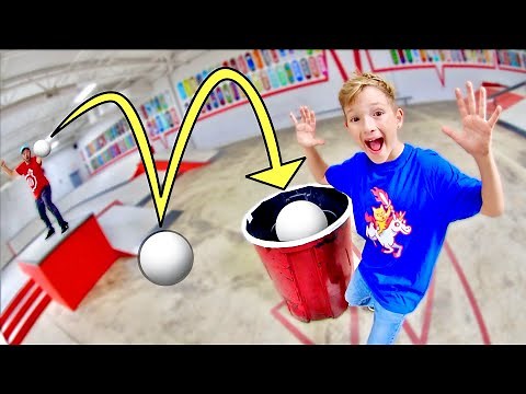Father & Son Game Of LIFE SIZE PONG!