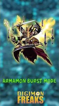 Armamon Burst Mode, the master of swords who turns chaos into lethal art