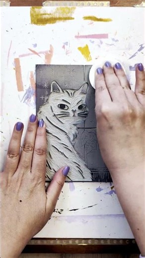 Cleaning Linoleum Block With Rubbing Alcohol Before Printing