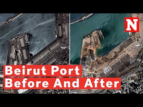 Beirut Explosion: Before And After Photos Of The Port Show Devastation In Lebanon Capital