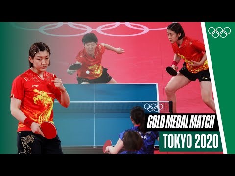 🇨🇳 vs. 🇯🇵 | Women's Team Table Tennis | Full Gold Medal Match | Tokyo 2020