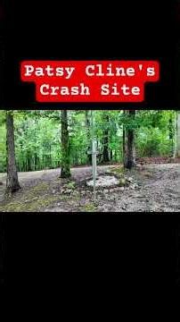 sad scene of PATSY Cline's tragic plane crash site and death site in Camden, TN