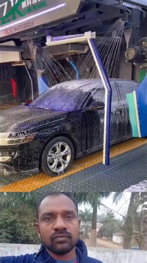 Satisfying Automatic Car Wash 🚗💦#carwash #carcleaning #carcare #carwashmachine