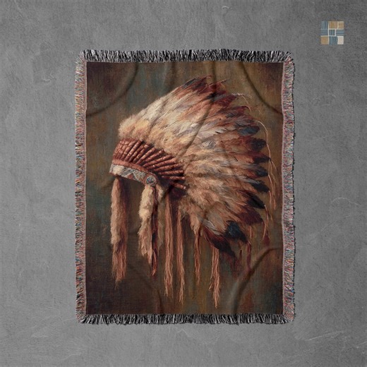 Woven Blanket Native American Tapestry – Timeless Home Decor – Plains - Etsy