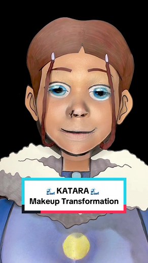 Katara Illusion Makeup Transformation