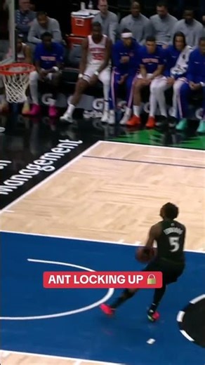 Defense to offense for Anthony Edwards 🐺