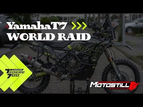 New GRAPHICS on my Yamaha T7 World Raid - GRAPHICS REVEAL