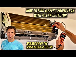 How to Detect a Mini Split Refrigerant Leak and Review of the Sensyx SFD201 Leak Detector