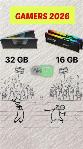 32GB vs 16GB DDR5 RAM – Is More RAM Better for Gaming? 🎮🔥