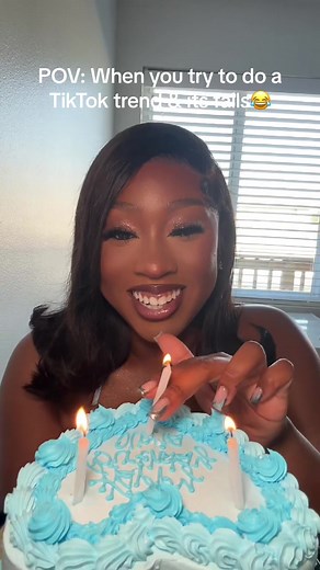 Bloopers😂 literally did this 3x and almost ran out of candles... #itsmybirthday #fyp #viral #bloopers