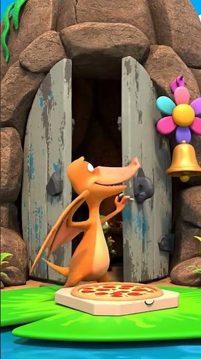 Dino Pizza Party Surprise! 🦖🍕