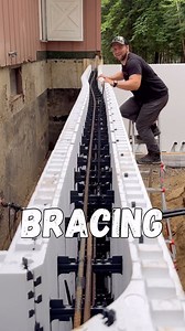 Mykhaylo Panchishak on Instagram: "ICF Foundation Bracing using @fabformindustries system! This @logixbrands Element ICF is now ready for concrete! #remodel #construction #homerenovation #realestate #design #entrepreneur #interiordesign #renovation #homedecor #tools #diy #carpentry #work #asmr #designer #homemade #engineering #houserenovation #homemakeoveronabudget #diyrenovation"