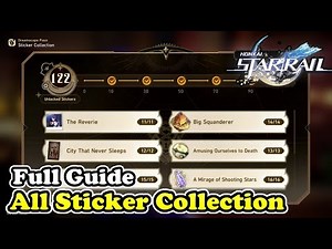 Honkai Star Rail All Sticker Collection Locations
