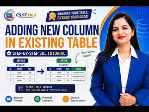 How to Add New Column in Existing Table in SQL | ALTER TABLE Command Tutorial