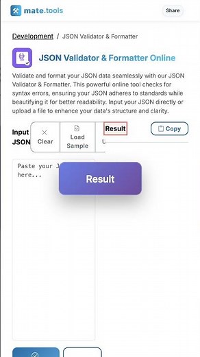 JSON Validator & Formatter Online for FREE #Shorts