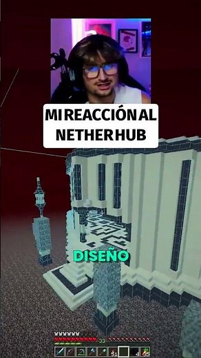 ¡Mi reacción al MEJOR NETHER HUB en Minecraft!