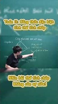 MATH 11 – SPECIAL FORMULA FOR CALCULATING PYRAMID VOLUME: 90% OF STUDENTS DON'T KNOW THIS! #Math1...