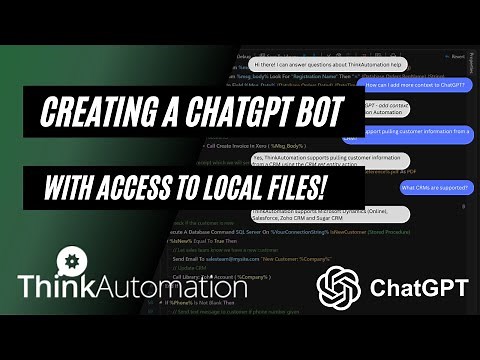 How to create & deploy a ChatGPT chatbot with access to a private local knowledge base.