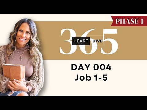 Day 004 Job 1-5 | Daily One Year Bible Study | Audio Bible Reading with Commentary