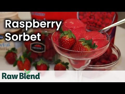How To Make Raspberry Ice Cream in a Vitamix Blender | Video | Raw Blend Australia
