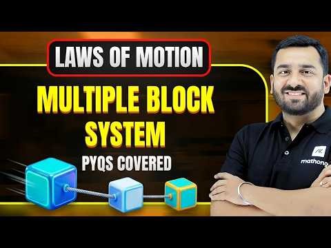 Multiple Block System | Laws of Motion | JEE PYQs | JEE 2027 | MathonGo