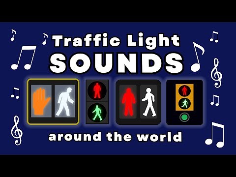 🚦Pedestrian traffic light SOUNDS around the world 🚦#SFX