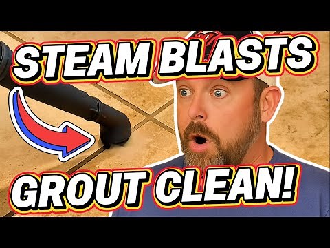 🧼✨ Steam Cleaning Kitchen Tile Grout – Watch Years of Dirt Disappear Instantly!
