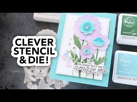 This Stencil and Die Feature Makes Card Making So Much Easier