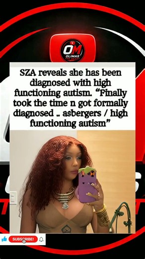 SZA Opens Up About Autism Diagnosis. #subscribe #shorts