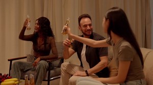 Mini Pocket Projector - Smart Portable Projector with Wifi and Blutooth : Built in Battery & Speaker, HD 1080p Support, Electric Focus & Auto Vertical Keystone for HDMI, USB, iPhone, Android Phones