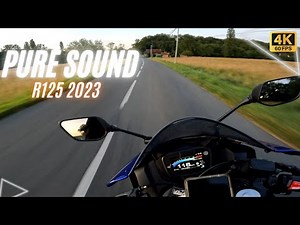 Yamaha YZF R125 2023 - PURE SOUND [4K60FPS]