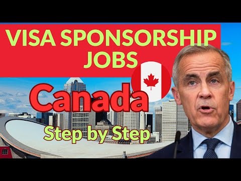 7 steps to SECURE a VISA SPONSORSHIP JOB in Canada as a Foreigner.