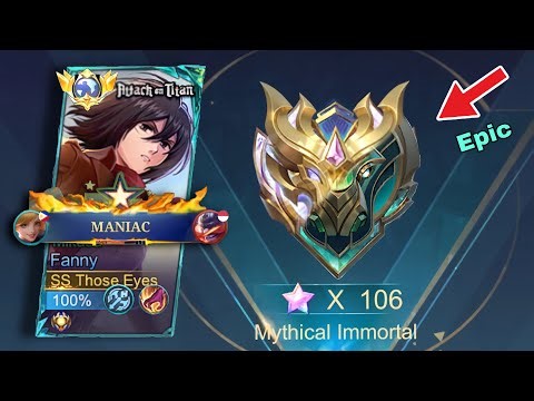 MANIAC!! NEW SEASON FANNY UNSTOPPABLE DAMAGE! - MLBB